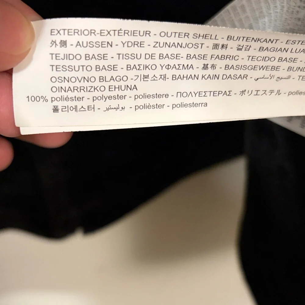 Zara Women's Black Faux Shearling Bomber Jacket - Picture 3 of 9